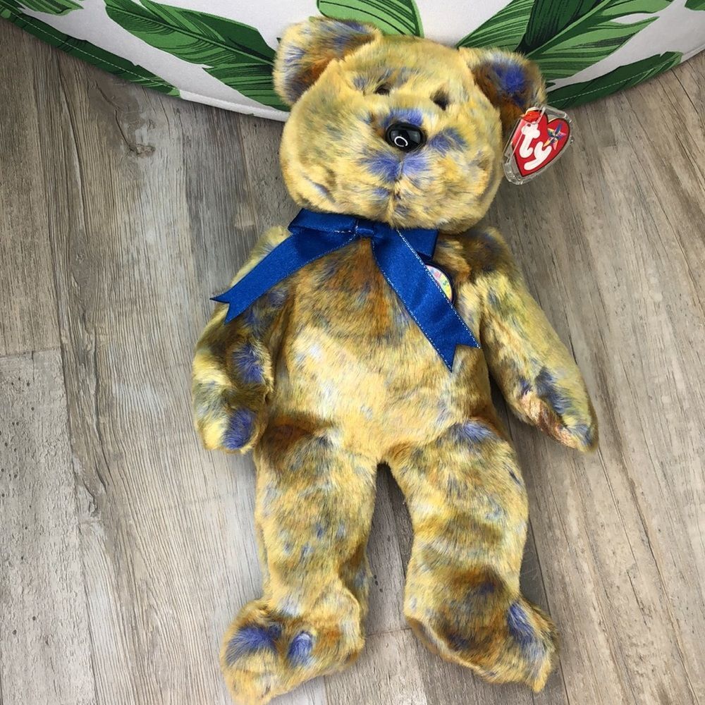 Ty Original 14” Beanie Buddy Clubby III Bear RARE NWT - Picture 11 of 16